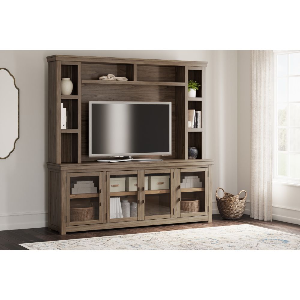 Furniture Plus Boardernest TV Stand with Hutch