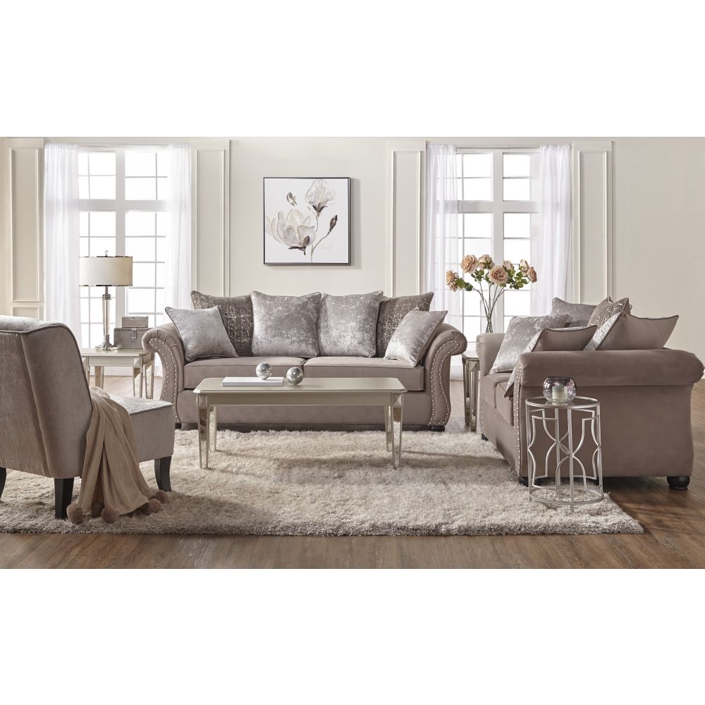 Furniture Plus Chateaux Ash Sofa, Loveseat and Accent Chair
