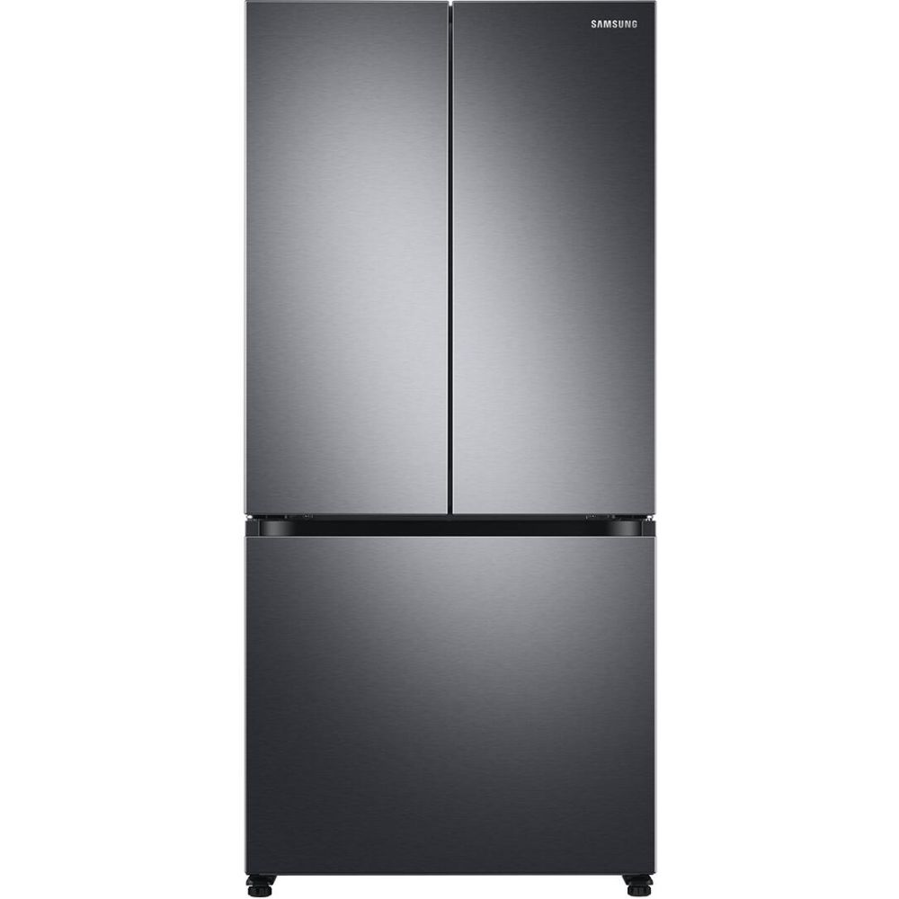 Furniture Plus Samsung 18 cu. ft. Black Stainless French Door Refrigerator