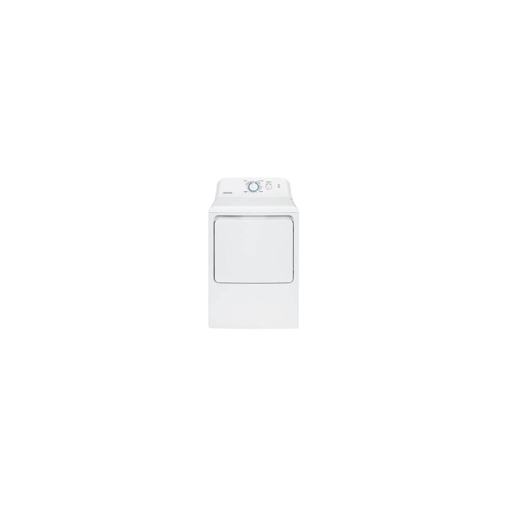 Furniture Plus Conservator 6.2 cu. ft. White Front Load Gas Dryer