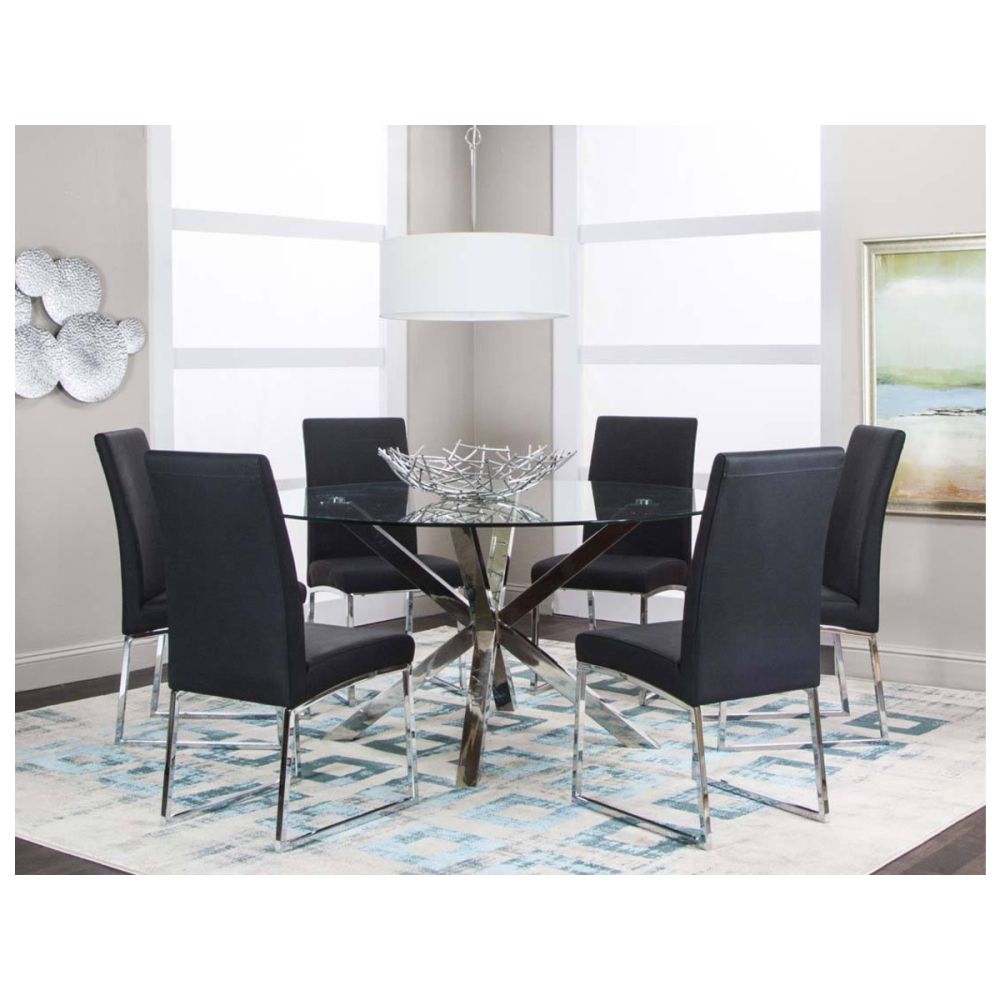 Furniture Plus Classic 59" Glass Round Table Top