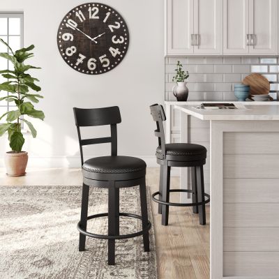 Valebeck Black Counter Stool