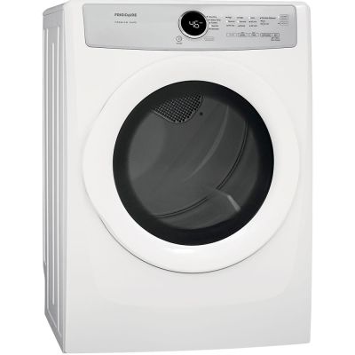 Frigidaire 8 cu. ft. White Front Load Electric Dryer