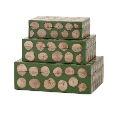 Peyton 3 Piece Wood Box Set