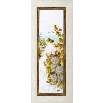 17" x 42" Tropical Posts Wall Art