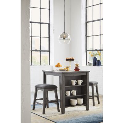 Caitbrook 3 Piece Counter Height Table with Barstools