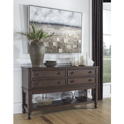 Adinton Warm Brown Server