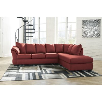 Darcy 2 Piece Salsa Left Facing Sofa and Right Facing Chaise