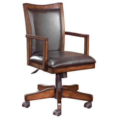 Hamlyn Medium Brown Swivel Arm Chair