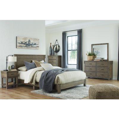 Shamryn 7 Piece Panel Bedroom with 1 Nightstand