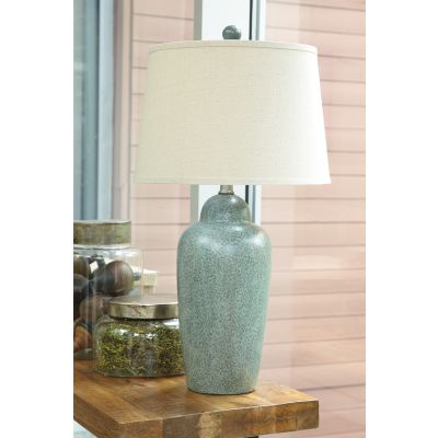 Sasher Green Ceramic Table Lamp