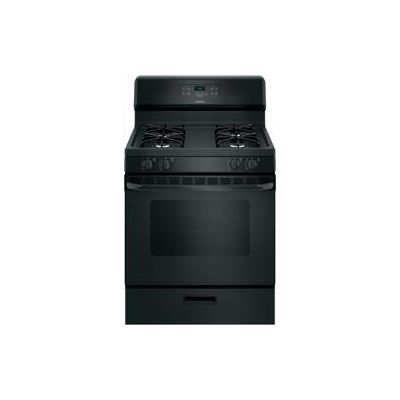 Crosley 30" 4 Burner Black Gas Range with LP Conversion Kit