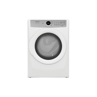 Frigidaire 8 cu. ft. White Front Load Gas Dryer with Conversion Kit
