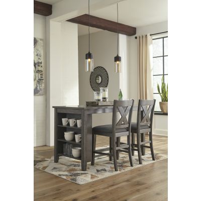 Caitbrook 5 Piece Counter Height Table with Stools