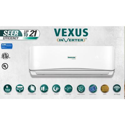 Innovair Vexus Inverter 12K 21 Seer Indoor & Outdoor Unit