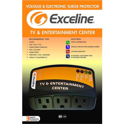 Exceline TV& Entertainment Center Surge Protector