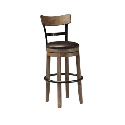 Pinnadel Upholstered 30" Swivel Bar Stool