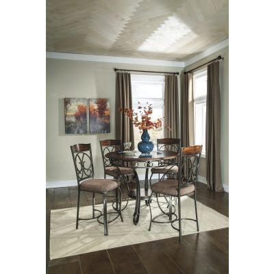 Glambrey 5 Piece Counter Height Table and Stools