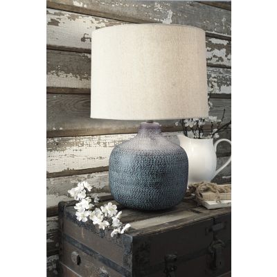 Malthace Patina Aluminum Table Lamp