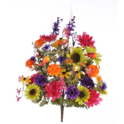 27" Mixed Peony, Rudbeckia & Sunflower Bushel Collection