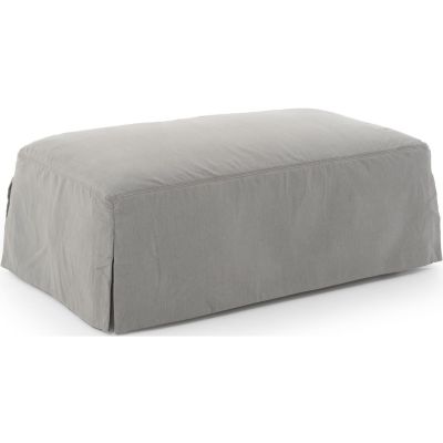 Peyton Linen Ottoman Slipcover Only