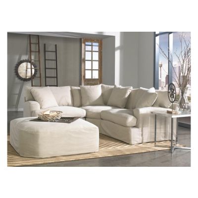 1300 4 Piece Slate Sectional with Ottoman