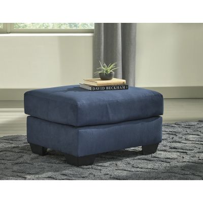 Darcy Blue Ottoman