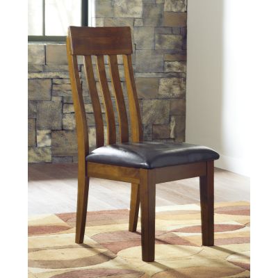 Ralene Medium Brown Upholstered Dining Side Chair