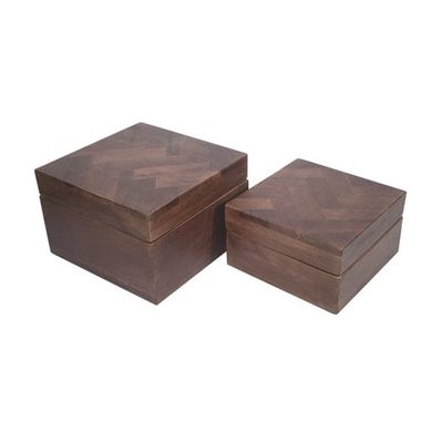 Kabecka 2 Piece Brown Box Set