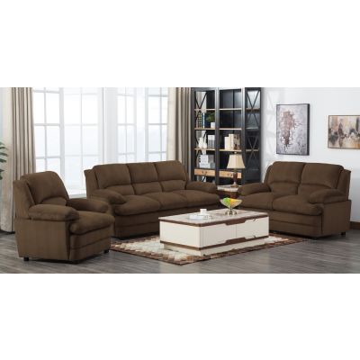 Dash 3 Piece Grey Sofa, Loveseat and Chair