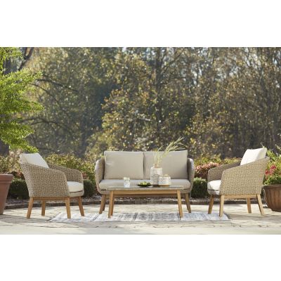 Crystal Cave Loveseat, Table and Two Chairs