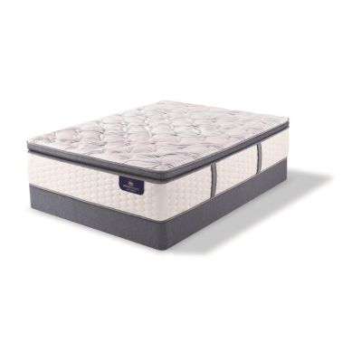 Ultimate Gannon Queen Super Pillow Top Mattress and Foundation