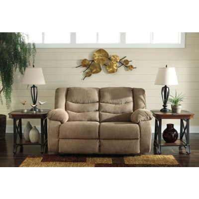 Tulen Mocha Reclining Loveseat