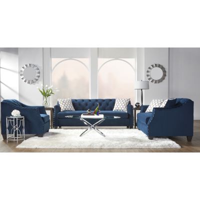 Bing 2 Piece Indigo Sofa and Loveseat