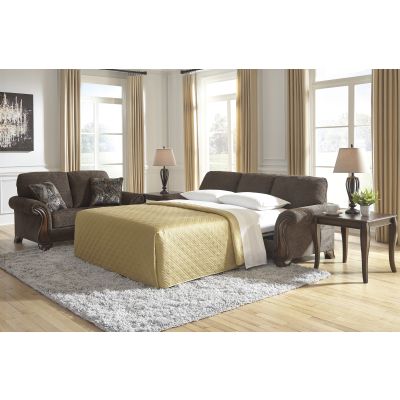 Milton 2 Piece Teak Sofa Sleeper and  Loveseat