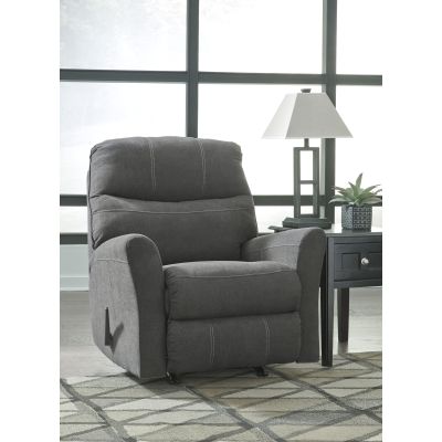 Maier Charcoal Rocker Recliner