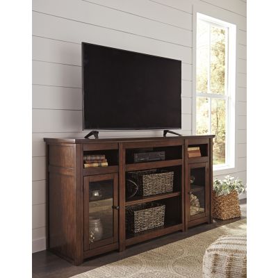 Harpan 72" TV Stand with Fireplace Option