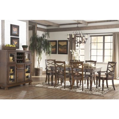 Porter 7 Piece Dining Table, Arm & Side Chairs