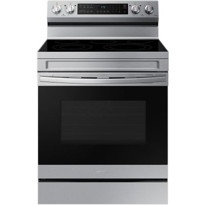 Samsung 30" 5 Burner Convection & Air Fry Stainless Steel Electric Range