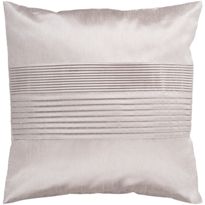 18" x 18" Light Grey Polyester Pillow