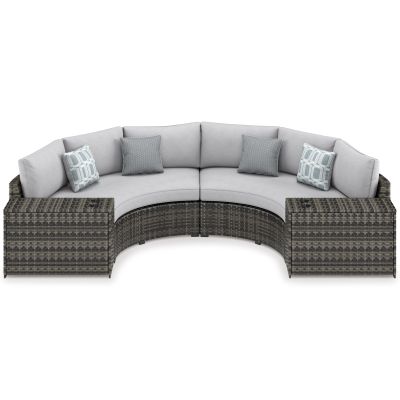 Harbor Court 4 Piece Loveseats with 2 Consoles