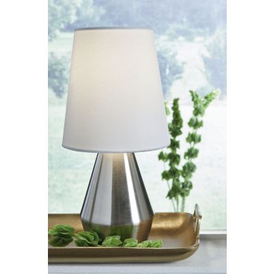 RONDA ANT.BRASS TABLE LAMP GLASS SHADE - Lightingplus