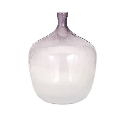 Carys Purple & White Bubble Glass Jug