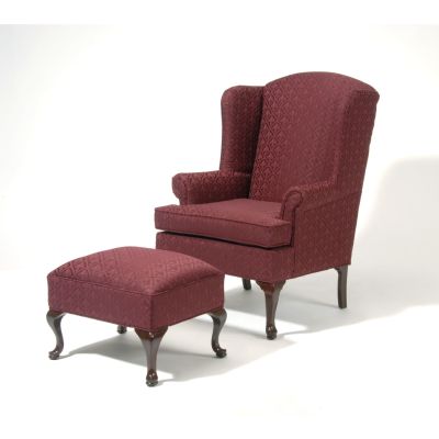 Gold Wing Back Chair