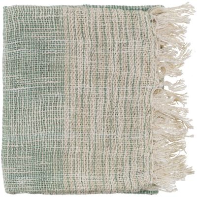 Kymani Emerald & Cream Throw