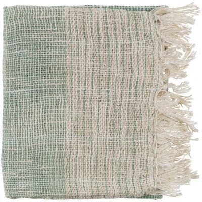 Kymani Emerald & Cream Throw