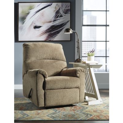 Nerviano Mocha Recliner