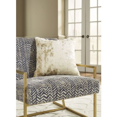 Landers  18" x 18" Cream & Gold Pillow