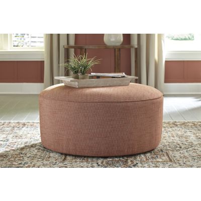 Almanza Wheat Oversized Accent Ottoman