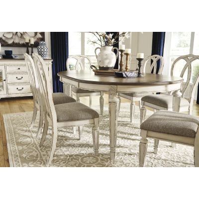 Realyn 7 Piece Dining Table and Side Chair Set